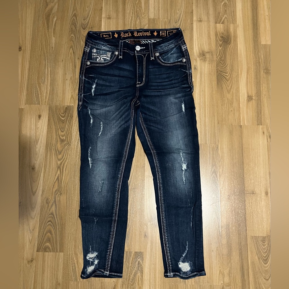 Rock Revival Betty Easy Ankle Skinny Stretch Jean